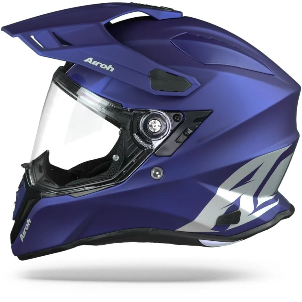 Airoh Commander Color Blauw Mat Adventure Helm 4 Airoh Commander Color Blauw Mat Adventure Helm - Afbeelding 4