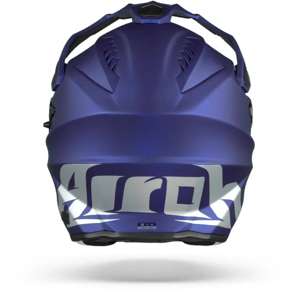 Airoh Commander Color Blauw Mat Adventure Helm 3 Airoh Commander Color Blauw Mat Adventure Helm - Afbeelding 3