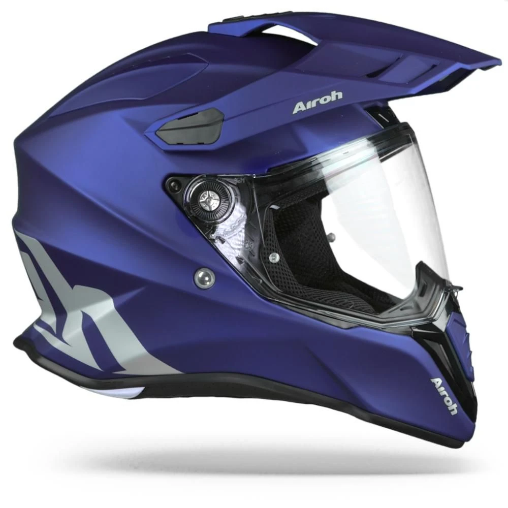Airoh Commander Color Blauw Mat Adventure Helm 1 Airoh Commander Color Blauw Mat Adventure Helm