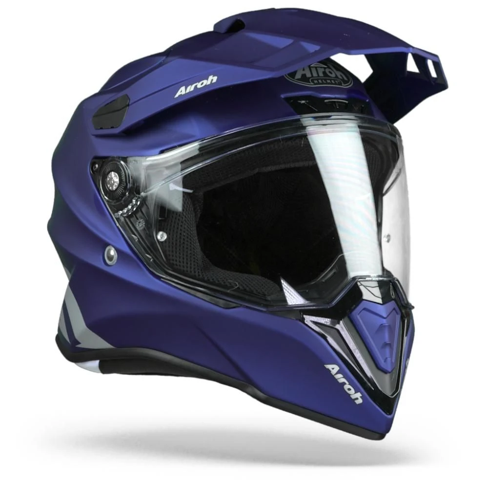 Airoh Commander Color Blauw Mat Adventure Helm 2 Airoh Commander Color Blauw Mat Adventure Helm - Afbeelding 2
