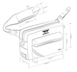 Artonvel Original Zwart Messenger Tas 7 Artonvel Original Zwart Messenger Tas -Motoronderdelen Winkel artonvel original black messenger bag5