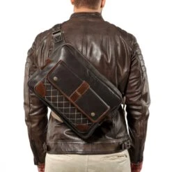 Artonvel Aviator Messenger Tas -Motoronderdelen Winkel aviator sacoche bandouliere