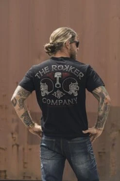 Rokker Tigers Black T-Shirt -Motoronderdelen Winkel c30107b