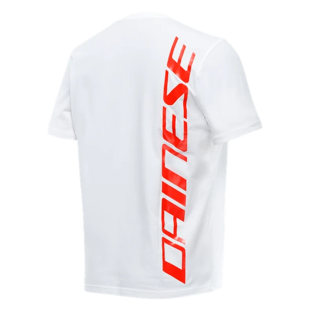 Dainese Dainese T-Shirt Big Logo White Fluo Red 2 Dainese Dainese T-Shirt Big Logo White Fluo Red - Afbeelding 2