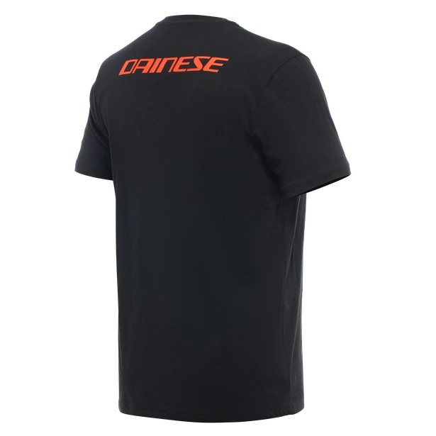 Dainese Dainese T-Shirt Logo Black Fluo Red 2 Dainese Dainese T-Shirt Logo Black Fluo Red - Afbeelding 2