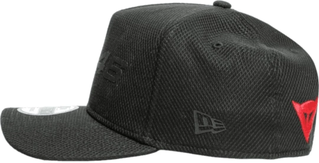 Dainese VR46 9Forty Black Fluo Yellow Cap 3 Dainese VR46 9Forty Black Fluo Yellow Cap - Afbeelding 3