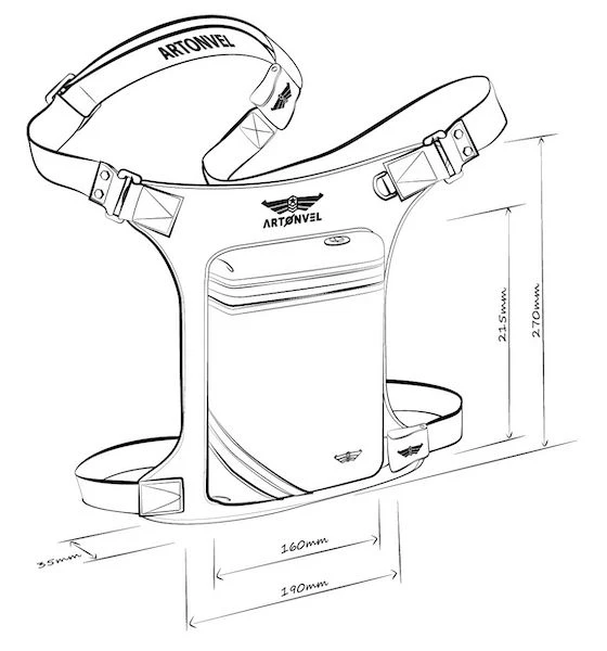 Artonvel Original Beige Beentas 3 Artonvel Original Beige Beentas - Afbeelding 3