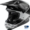 FLY Racing Formula CP Rush Grijs Zwart Wit Crosshelm