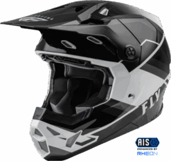 FLY Racing Formula CP Rush Grijs Zwart Wit Crosshelm