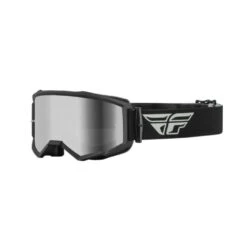 FLY Racing Zone Goggle Grey Black W Silver Mirror Smoke Lens