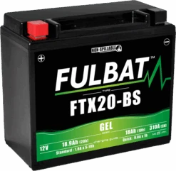 Fulbat FTX20-BS Gel Motoraccu