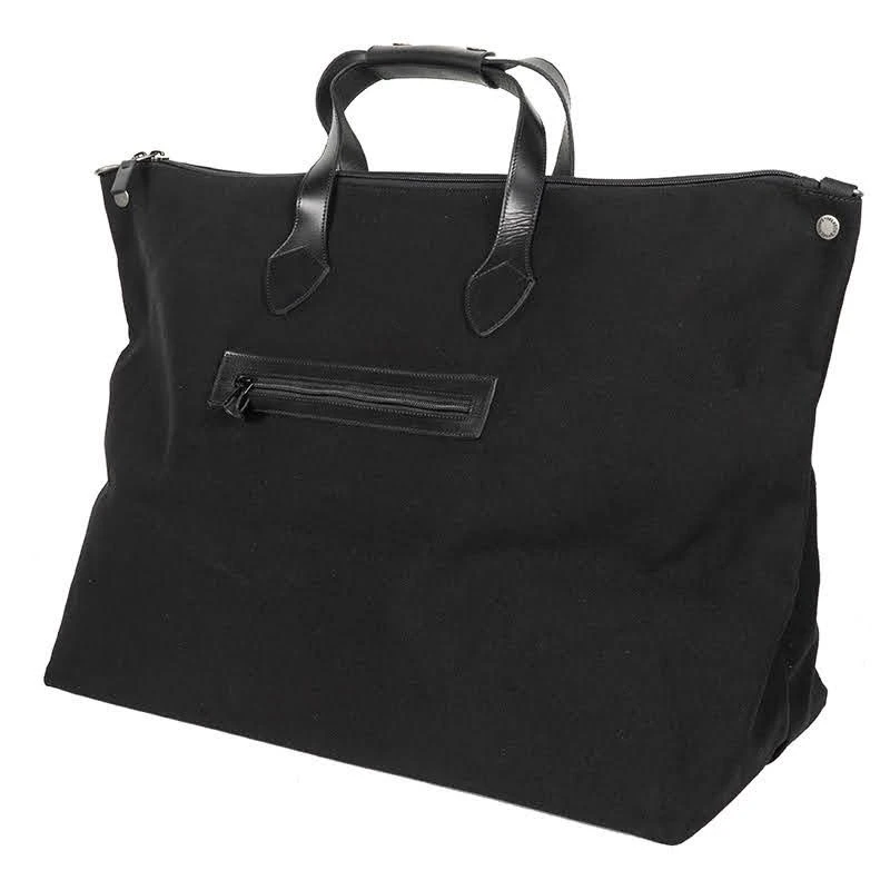 Helstons Journey Bag Black Canvas Bag 6 Helstons Journey Bag Black Canvas Bag - Afbeelding 6