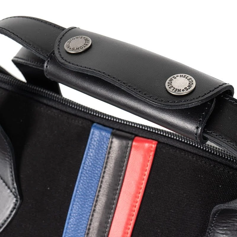 Helstons Journey Bag Black Canvas Bag 5 Helstons Journey Bag Black Canvas Bag - Afbeelding 5