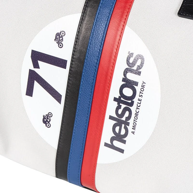 Helstons Two Days Grey Canvas Bag 3 Helstons Two Days Grey Canvas Bag - Afbeelding 3