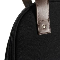 Helstons Works Black Canvas Bag