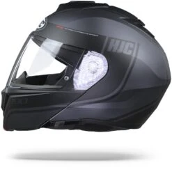 HJC I90 Davan Zwart Systeemhelm