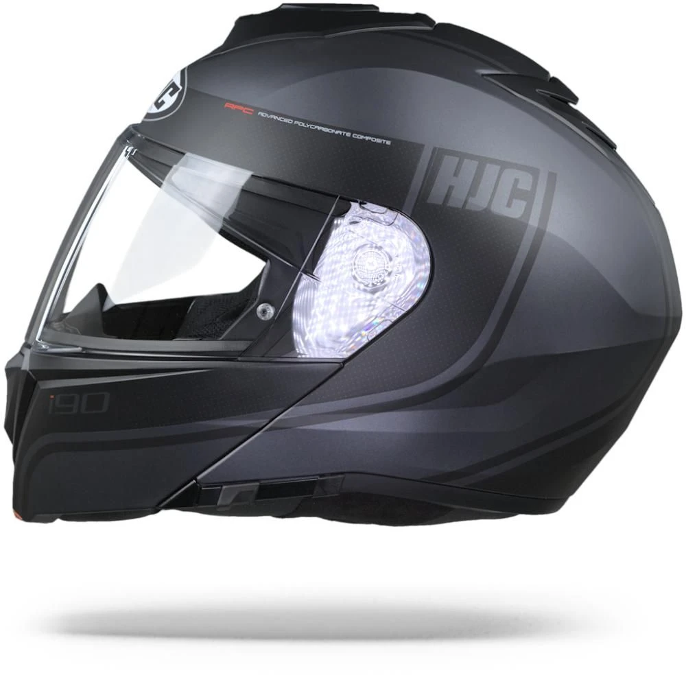 HJC I90 Davan Zwart Systeemhelm 1 HJC I90 Davan Zwart Systeemhelm