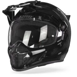 Klim Krios Glanzend Karbon Zwart Adventure Helm -Motoronderdelen Winkel klim krios helmet ece dot gloss karbon black frontpage
