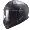 LS2 Ff811 Vector II Solid Mat Zwart Integraalhelm