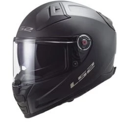 LS2 Ff811 Vector II Solid Mat Zwart Integraalhelm