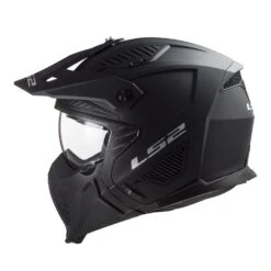 LS2 OF606 Drifter Solid Matt Black 06 Multi Helmet -Motoronderdelen Winkel ls2 of606 drifter solid matt black 06 5