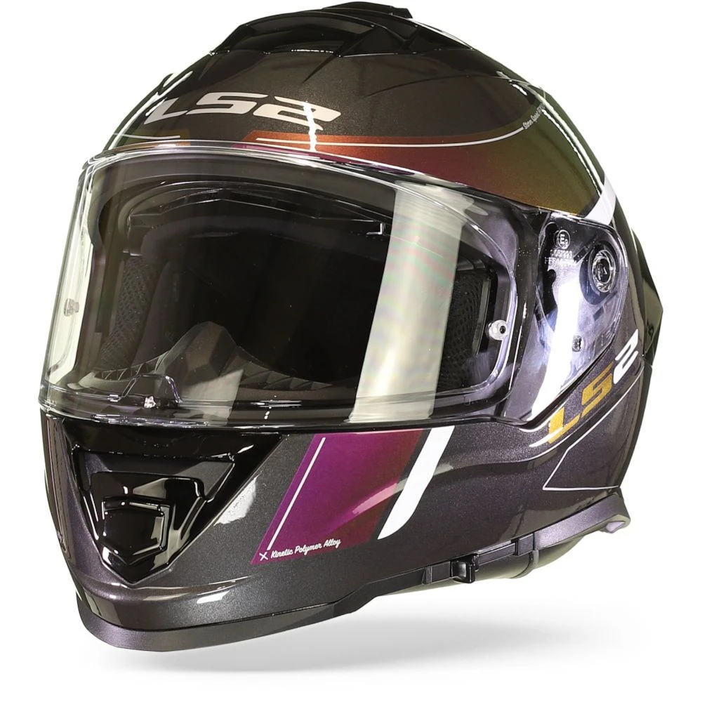LS2 FF800 Storm Velvet Zwart Rainbow Integraalhelm 4 LS2 FF800 Storm Velvet Zwart Rainbow Integraalhelm - Afbeelding 4
