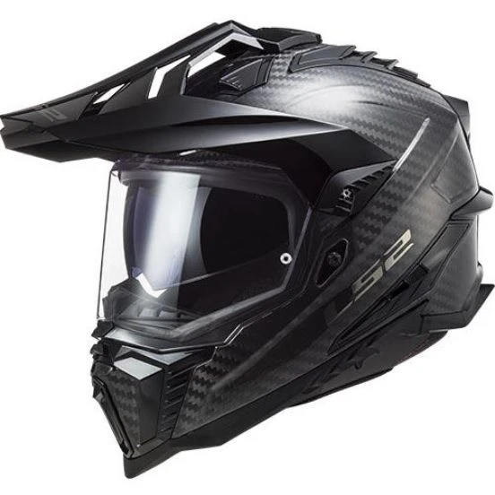 LS2 MX701 C Explorer Glans Carbon Adventure Helm 1 LS2 MX701 C Explorer Glans Carbon Adventure Helm