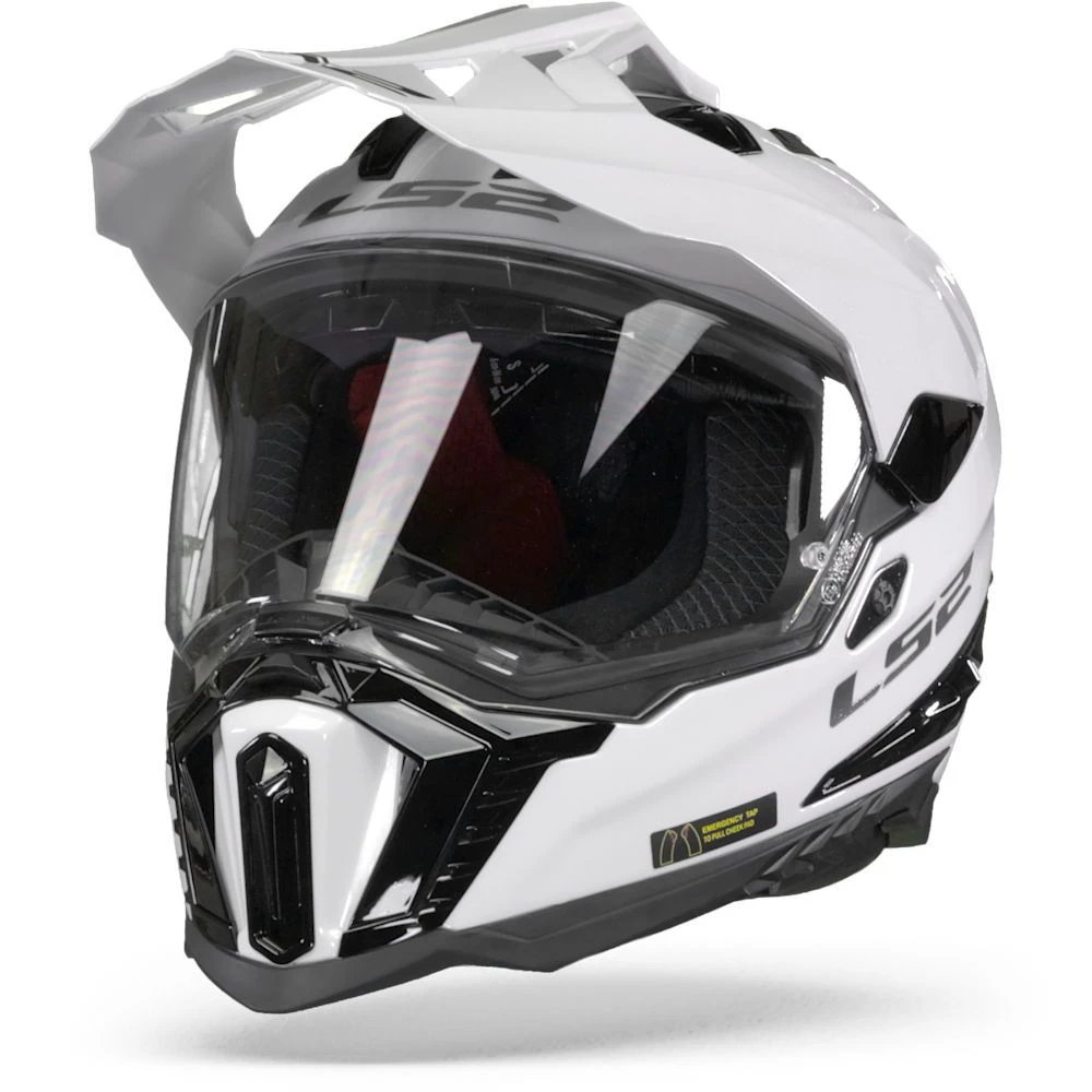 LS2 MX701 Explorer Solid Wit Adventure Helm 1 LS2 MX701 Explorer Solid Wit Adventure Helm