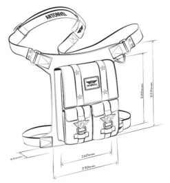 Artonvel Military Beentas 7 Artonvel Military Beentas -Motoronderdelen Winkel military sacoche de jambe3