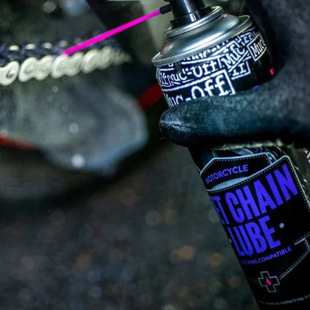 Muc-Off Wet Chain Lube Kettingspray 400ml 2 Muc-Off Wet Chain Lube Kettingspray 400ml - Afbeelding 2