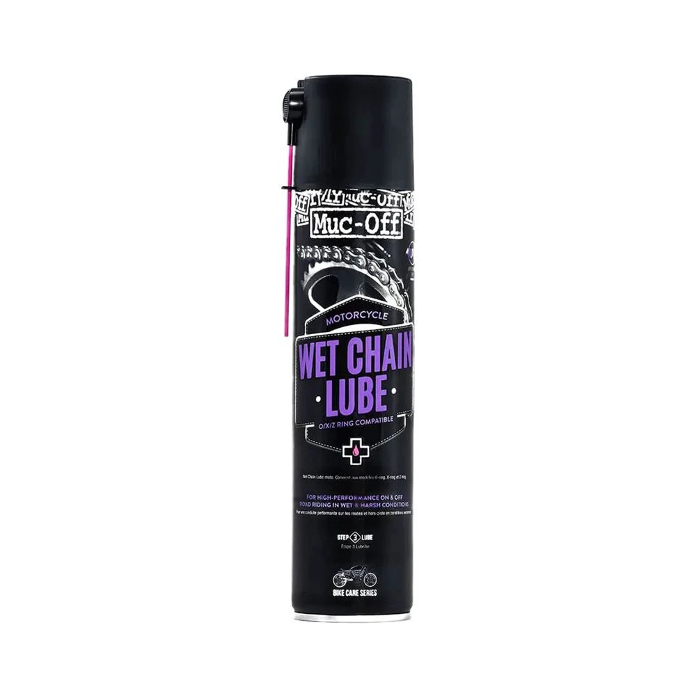 Muc-Off Wet Chain Lube Kettingspray 400ml 1 Muc-Off Wet Chain Lube Kettingspray 400ml