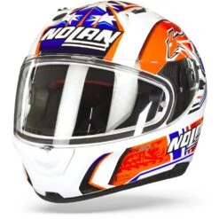 Nolan N60-6 Gemini Replica 50 C. Stoner Metal Wit Integraalhelm -Motoronderdelen Winkel nolan n60 6 gemini replica 50 frontpage