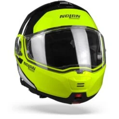 Nolan N100-5 Plus Distinctive 28 Glans Zwart Geel Wit Systeemhelm -Motoronderdelen Winkel nolan n100 5plus distinctive28 glossyblackyellow.35
