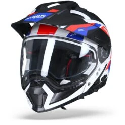 Nolan N70-2 X Grandes Alpes 26 Metal Wit Blauw Rood Multihelm -Motoronderdelen Winkel nolan n70 2 x grandes alpes 026.04 1