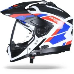 Nolan N70-2 X Grandes Alpes 26 Metal Wit Blauw Rood Multihelm -Motoronderdelen Winkel nolan n70 2 x grandes alpes 026.10 1