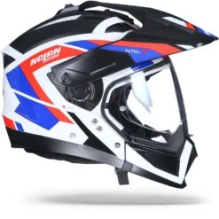 Nolan N70-2 X Grandes Alpes 26 Metal Wit Blauw Rood Multihelm -Motoronderdelen Winkel nolan n70 2 x grandes alpes 026.29 1