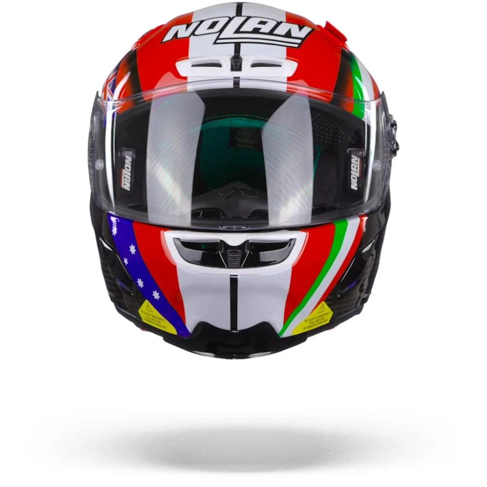 Nolan X-803 RS Ultra Carbon 20 Stoner Together Carbon Zwart Rood Wit Groen Integraalhelm 3 Nolan X-803 RS Ultra Carbon 20 Stoner Together Carbon Zwart Rood Wit Groen Integraalhelm - Afbeelding 3