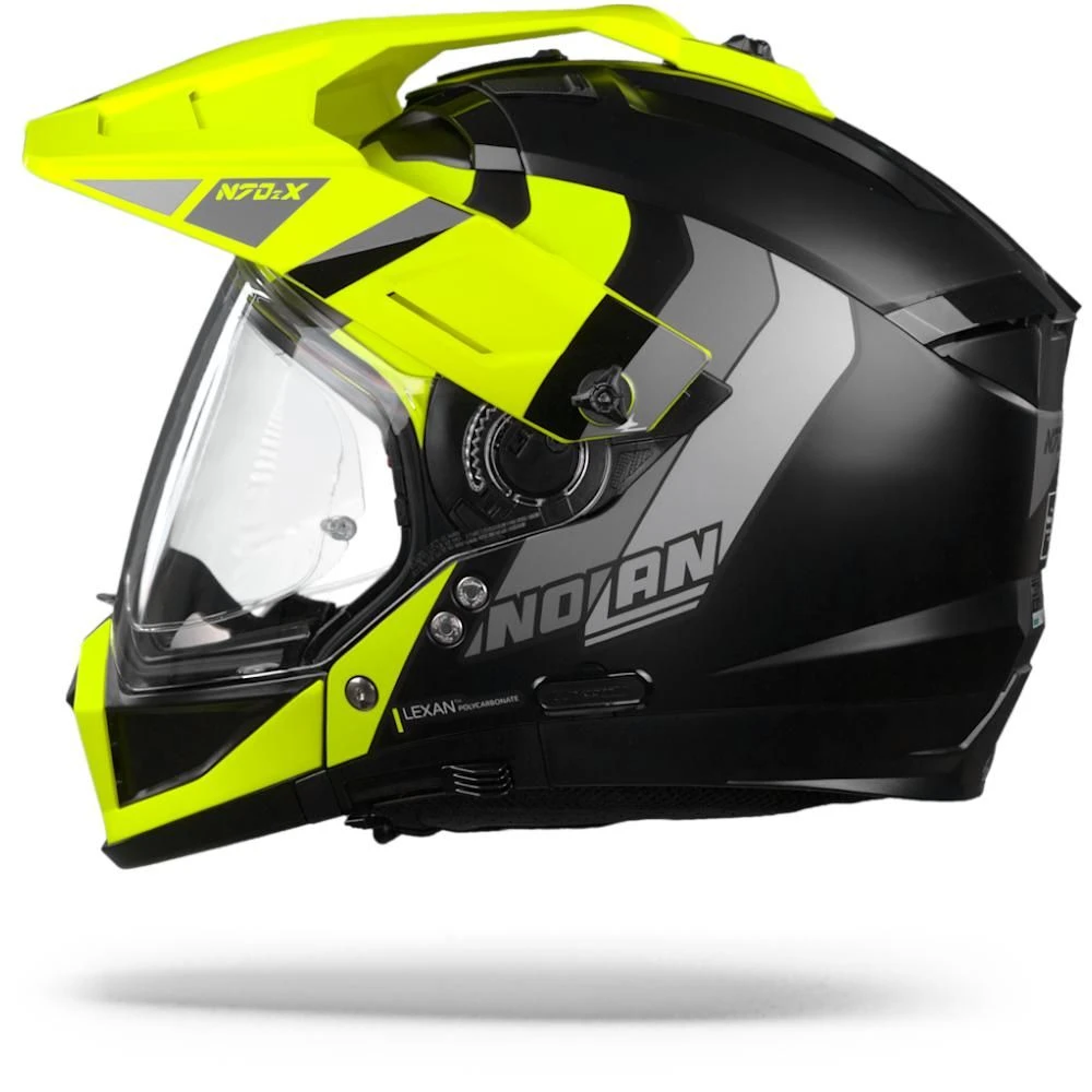 Nolan N70-2 X Decurio 30 Flat Zwart Geel Wit Antraciet Multihelm 4 Nolan N70-2 X Decurio 30 Flat Zwart Geel Wit Antraciet Multihelm - Afbeelding 4