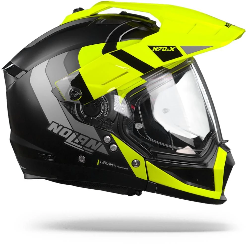 Nolan N70-2 X Decurio 30 Flat Zwart Geel Wit Antraciet Multihelm 6 Nolan N70-2 X Decurio 30 Flat Zwart Geel Wit Antraciet Multihelm - Afbeelding 6