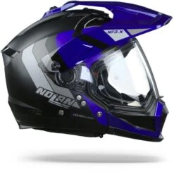 Nolan N70-2 X Decurio 32 Flat Zwart Blauw Zilver Antraciet Multihelm -Motoronderdelen Winkel nolann70 2x decurio32 flatblackbluesilver.29 1
