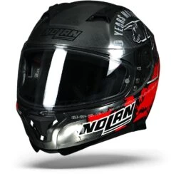 Nolan N87 C. Checa Iconic Replica Scratched Chrome Integraalhelm
