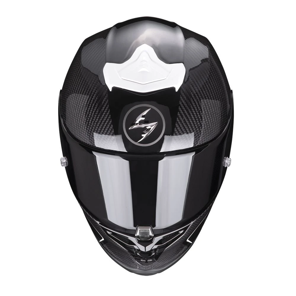 Scorpion Exo-R1 Evo Carbon Air Corpus II Zwart-Wit Integraalhelm 2 Scorpion Exo-R1 Evo Carbon Air Corpus II Zwart-Wit Integraalhelm - Afbeelding 2