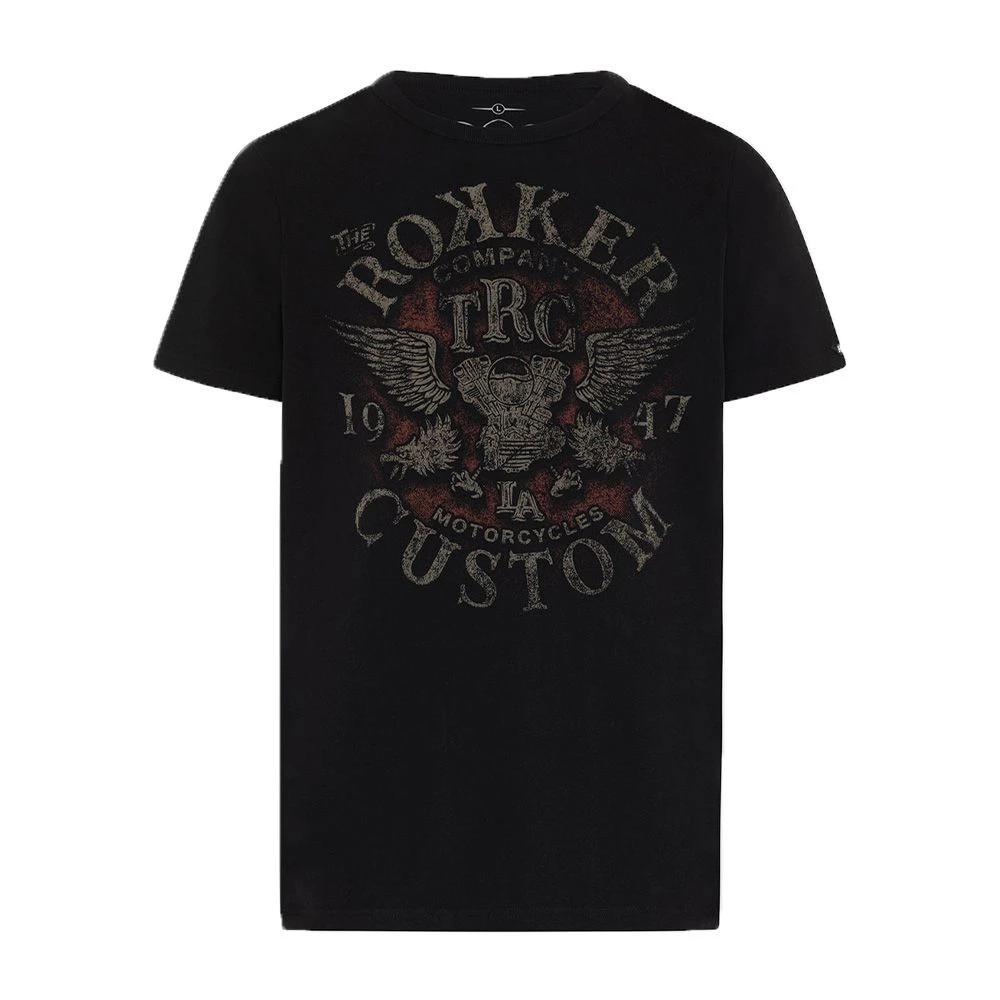 ROKKER Custom T-Shirt Heren Zwart 2 ROKKER Custom T-Shirt Heren Zwart - Afbeelding 2