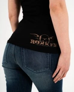 Rokker Vintage Lady T-Shirt Black -Motoronderdelen Winkel rokker vintage lady t shirt black 3