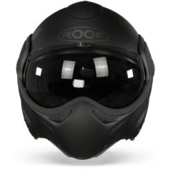 ROOF BoXXer Twin Mat Zwart Graphite Systeemhelm -Motoronderdelen Winkel roof boxxer twin matt black graphite.01