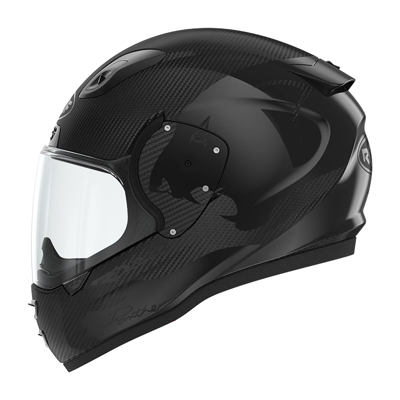 ROOF RO200 Carbon Panther Zwart Integraalhelm 2 ROOF RO200 Carbon Panther Zwart Integraalhelm - Afbeelding 2