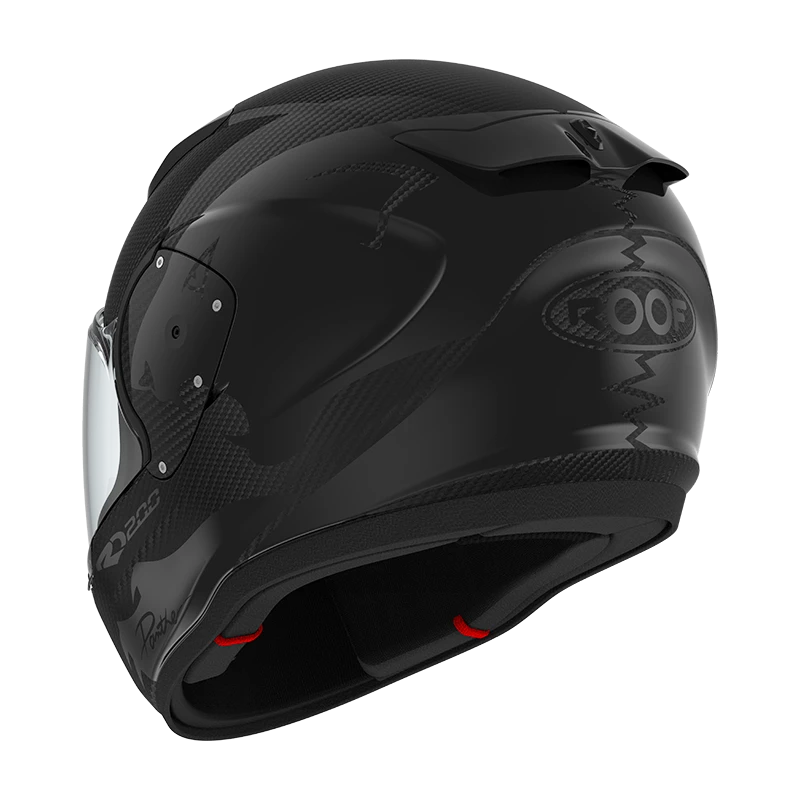 ROOF RO200 Carbon Panther Zwart Integraalhelm 3 ROOF RO200 Carbon Panther Zwart Integraalhelm - Afbeelding 3