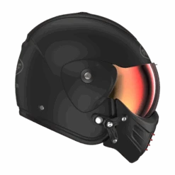 ROOF Roadster Iron Mat Zwart Rood Jethelm -Motoronderdelen Winkel roof roadster iron mat black red 3