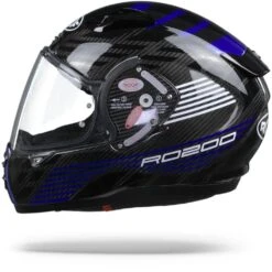 ROOF RO200 Carbon Speeder Zwart Blauw Integraalhelm