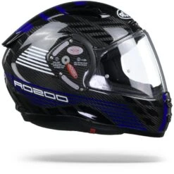 ROOF RO200 Carbon Speeder Zwart Blauw Integraalhelm 9 ROOF RO200 Carbon Speeder Zwart Blauw Integraalhelm -Motoronderdelen Winkel roofro200carbonspeederblackblue.29 1